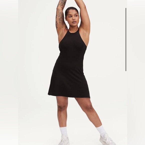 Girlfriend collective Naomi workout dress in grey - Picture 2 of 4